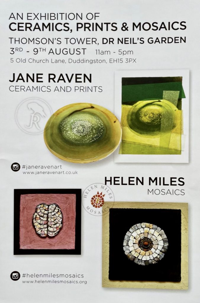 Poster for Jane Raven Exhibition